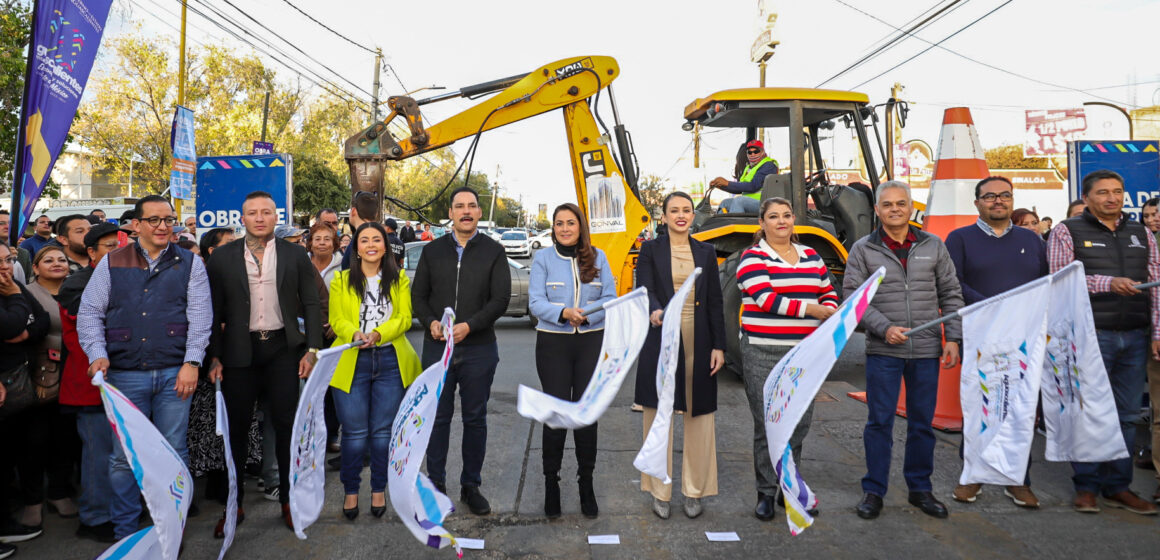 ARRANCA TERE JIMÉNEZ OBRAS DE REHABILITACIÓN CON CONCRETO HIDRÁULICO EN AV. OJOCALIENTE