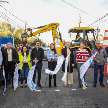 ARRANCA TERE JIMÉNEZ OBRAS DE REHABILITACIÓN CON CONCRETO HIDRÁULICO EN AV. OJOCALIENTE