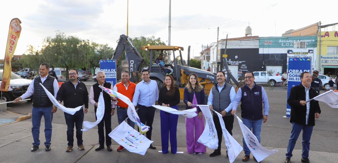 DA INICIO TERE JIMÉNEZ A TRABAJOS DE REHABILITACIÓN EN AVENIDA CONSTITUCIÓN