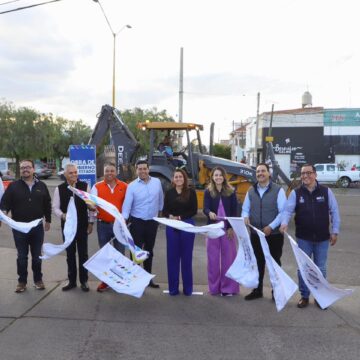 DA INICIO TERE JIMÉNEZ A TRABAJOS DE REHABILITACIÓN EN AVENIDA CONSTITUCIÓN