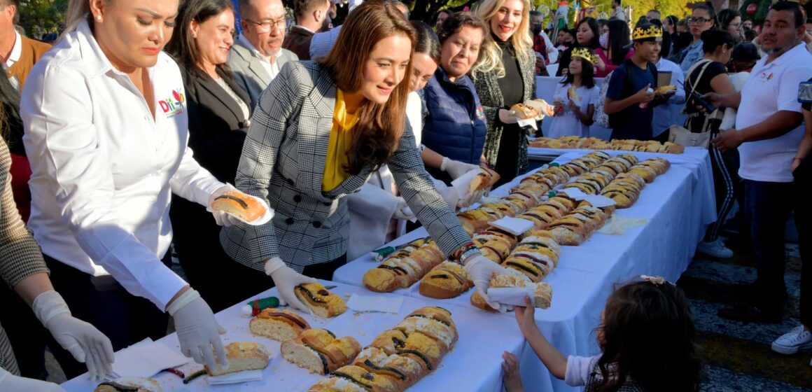 INVITA TERE JIMÉNEZ A LAS FAMILIAS DE AGUASCALIENTES A DISFRUTAR DE LA GIGANTE ROSCA DE REYES 2024