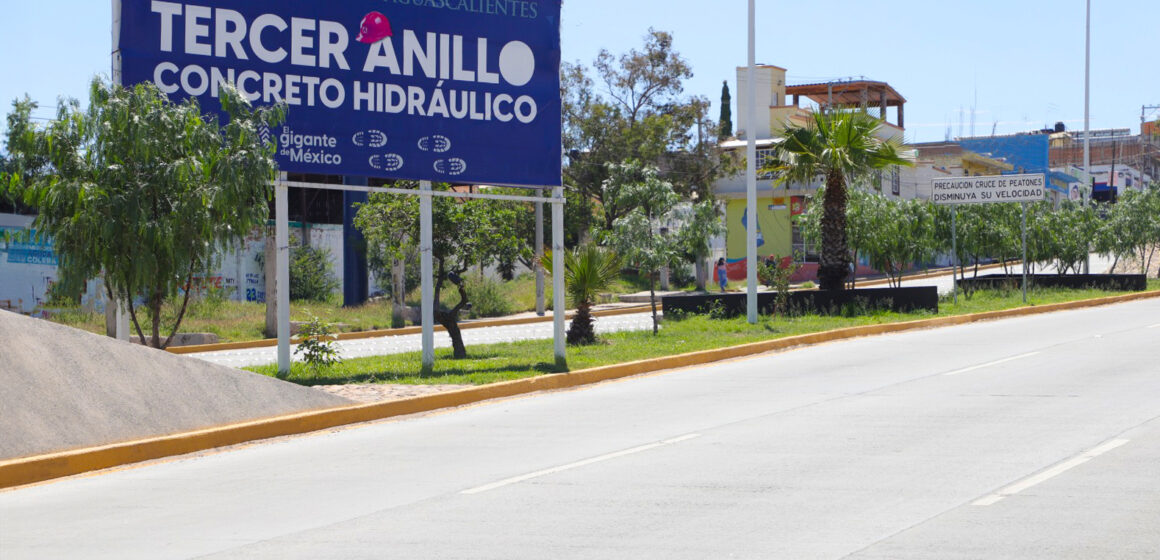 POR CONCLUIR LA TERCERA ETAPA DE REHABILITACIÓN DE TERCER ANILLO