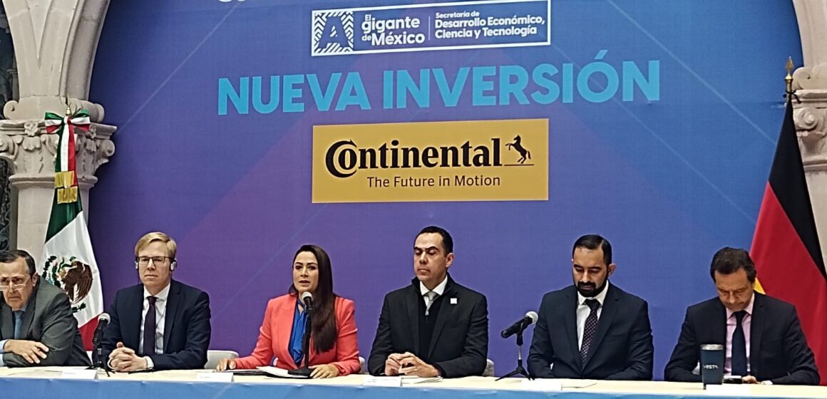 ANUNCIA TERE JIMÉNEZ NUEVA INVERSIÓN EN AGUASCALIENTES; CONTINENTAL CRECE CON 90 MILLONES DE PESOS Y 200 NUEVOS EMPLEOS