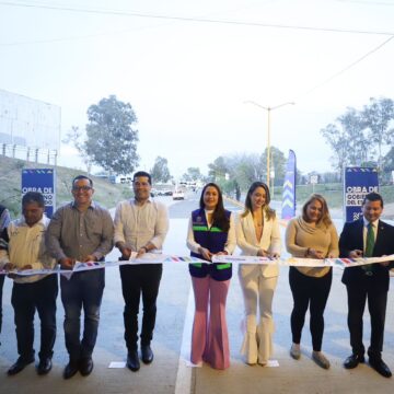 INAUGURA TERE JIMÉNEZ LA AVENIDA JOSEMARÍA ESCRIVÁ DE BALAGUER Y ANUNCIA AMPLIACIÓN DEL PUENTE DE VILLASUR