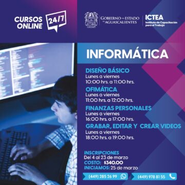 ICTEA OFRECE NUEVOS CURSOS EN LÍNEA