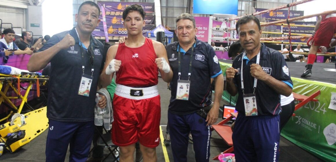 BRONCE PARA AGUASCALIENTES EN BOX, EN LOS NACIONALES CONADE 2024