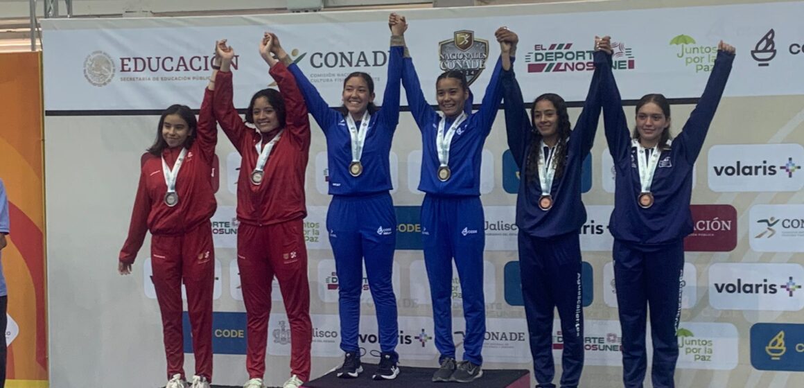 AGUASCALIENTES SUMA 6 MEDALLAS MÁS EN LOS JUEGOS NACIONALES CONADE 2024