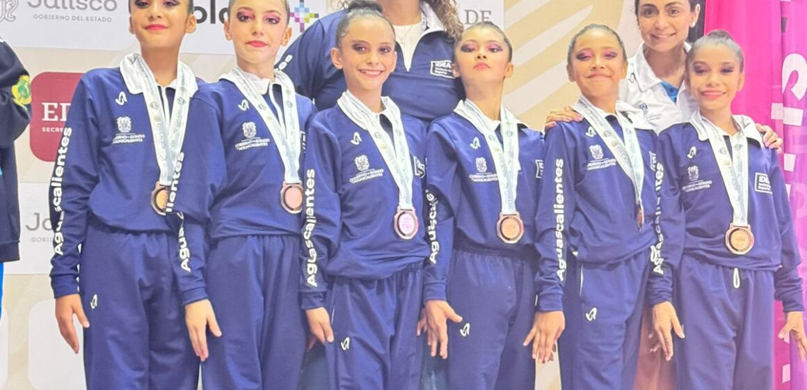 AGUASCALIENTES TRIUNFA EN CONADE 2024: 1 ORO Y 5 BRONCES PARA NATACIÓN Y GIMNASIA RÍTMICA