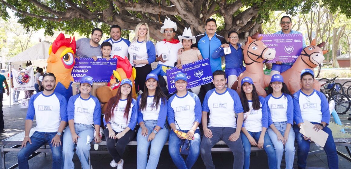 CIENTOS DE FAMILIAS CELEBRARON EL DÍA DEL PADRE EN LA VÍAAGS