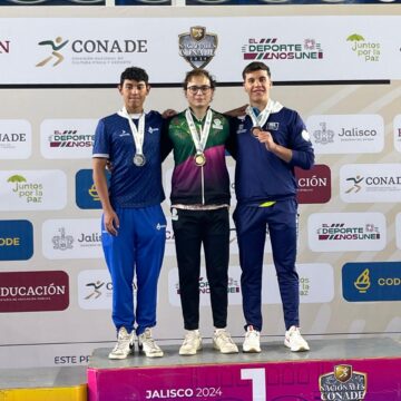 DESTACAN ATLETAS HIDROCÁLIDOS EN LOS NACIONALES CONADE CON 5 MEDALLAS MÁS