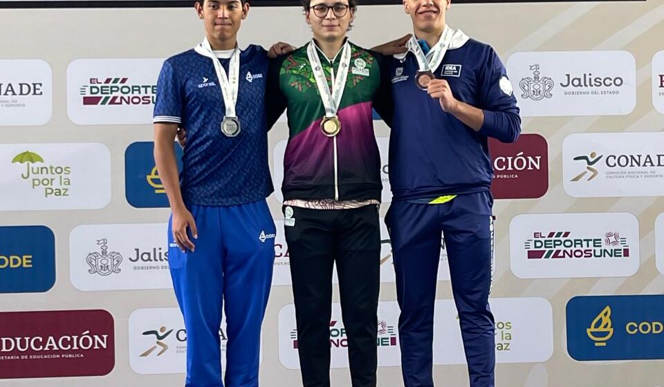 DESTACAN ATLETAS HIDROCÁLIDOS EN LOS NACIONALES CONADE CON 5 MEDALLAS MÁS