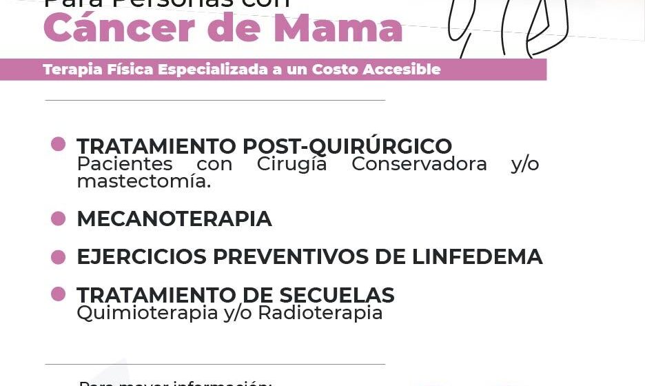 OPERA DIF MUNICIPAL UNIDAD DE REHABILITACIÓN PARA PERSONAS CON CÁNCER DE MAMA