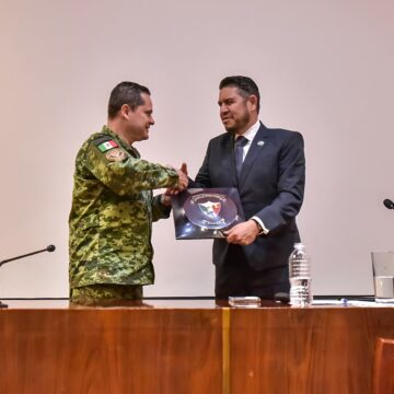 ANTE MANDOS DEL EJÉRCITO, ARMADA Y FUERZA AÉREA, EL SECRETARIO DE SEGURIDAD PÚBLICA PRESENTÓ EL “BLINDAJE AGUASCALIENTES”