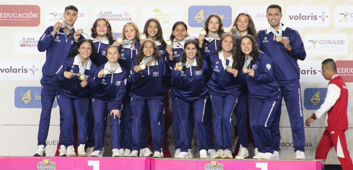 AGUASCALIENTES GANA DOS MEDALLAS EN POLO ACUÁTICO, EN LOS JUEGOS NACIONALES CONADE 2024