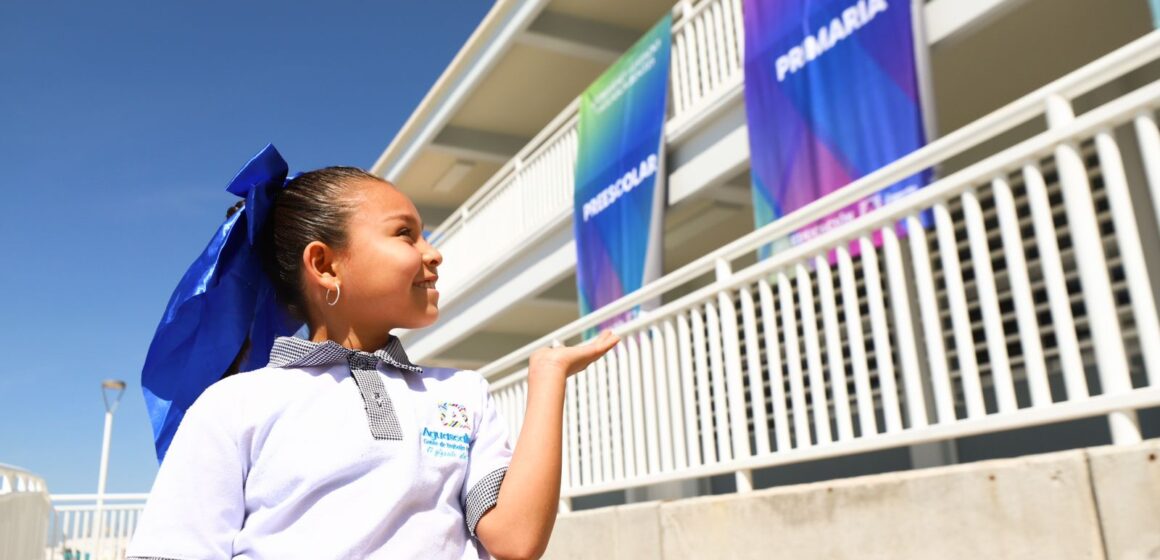 CON LA ENTREGA DE UN NUEVO PREESCOLAR, PRIMARIA Y SECUNDARIA EN VILLAS DEL RÍO, TERE JIMÉNEZ INAUGURA EL CICLO ESCOLAR 2024-2025