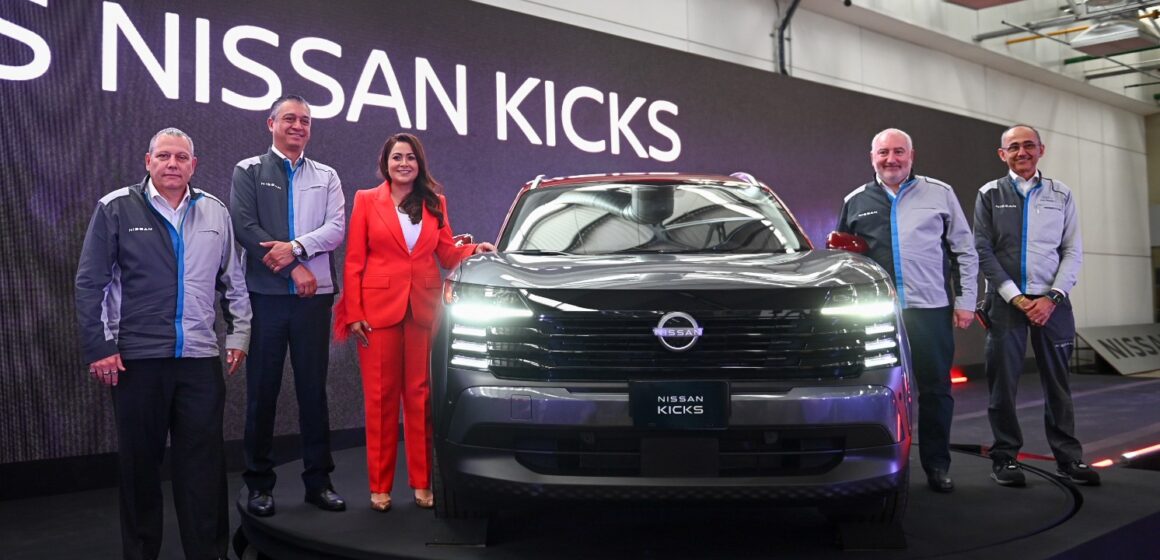 ENCABEZA TERE JIMÉNEZ ARRANQUE DE PRODUCCIÓN DEL NISSAN KICKS 2025 EN AGUASCALIENTES