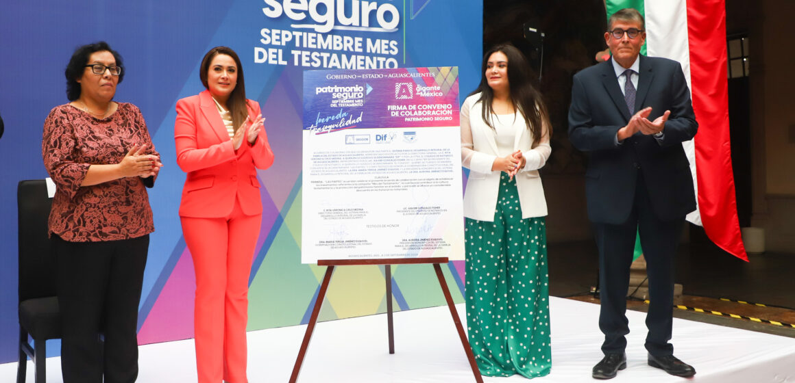 DESCUENTOS DEL 50 POR CIENTO EN TESTAMENTOS DURANTE SEPTIEMBRE Y OCTUBRE PROMUEVE LA CAMPAÑA “PATRIMONIO SEGURO”