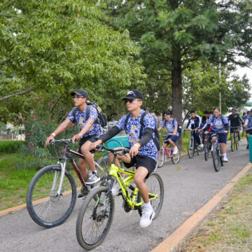 INAUGURA LEO MONTAÑEZ RODADA RALLY “JÓVENES POR EL AGUA”