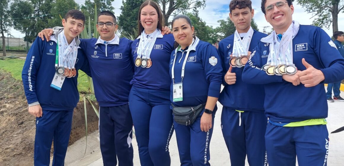 CON 44 MEDALLAS, AGUASCALIENTES BRILLÓ EN NATACIÓN DURANTE LOS PARANACIONALES CONADE 2024