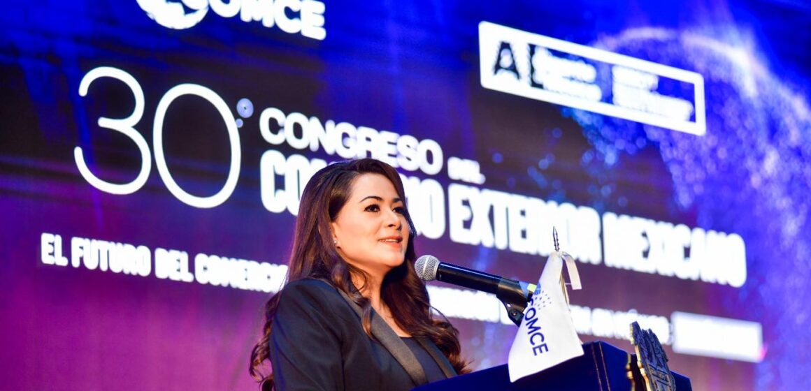 INAUGURA TERE JIMÉNEZ EL 30.° CONGRESO DEL COMERCIO EXTERIOR MEXICANO, CON PRESENCIA DE LÍDERES Y EXPERTOS EN COMERCIO INTERNACIONAL