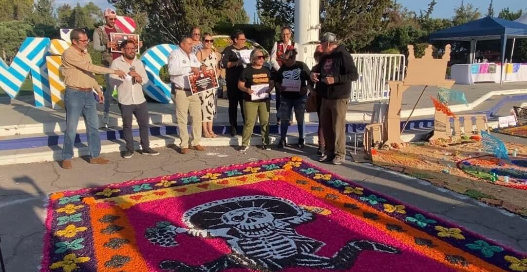 HABRÁ CONCURSO DE TAPETES DE ASERRÍN POR EL DÍA DE MUERTOS EN EL PARQUE RODOLFO LANDEROS