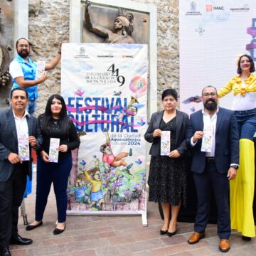 PRESENTA MUNICIPIO FESTIVAL CULTURAL POR EL 449 ANIVERSARIO DE LA FUNDACION DE LA CIUDAD DE AGUASCALIENTES