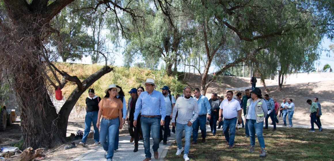 ENCABEZÓ CÉSAR MEDINA RECORRIDO POR EL RÍO SAN PEDRO: SE INTENSIFICARÁN ESFUERZOS PARA EL SANEAMIENTO