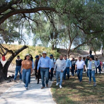 ENCABEZÓ CÉSAR MEDINA RECORRIDO POR EL RÍO SAN PEDRO: SE INTENSIFICARÁN ESFUERZOS PARA EL SANEAMIENTO