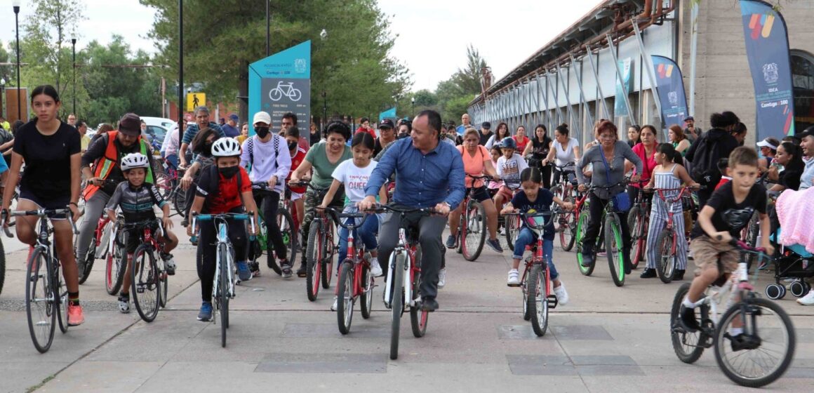 PARTICIPA EN RODADA POR EL CENTRO DE LA CIUDAD ESTE 13 DE FEBRERO