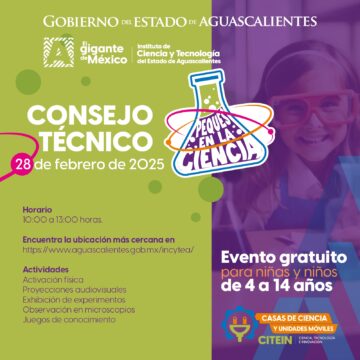 ACTIVIDADES GRATUITAS PARA NIÑOS Y ADOLESCENTES ESTE VIERNES DE CONSEJO TÉCNICO EN LAS CASAS DE CIENCIA