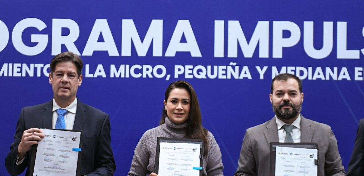 TERE JIMÉNEZ Y BANCOMEXT FIRMAN CONVENIO PARA EL FORTALECIMIENTO DE LAS MICRO, PEQUEÑAS Y MEDIANAS EMPRESAS