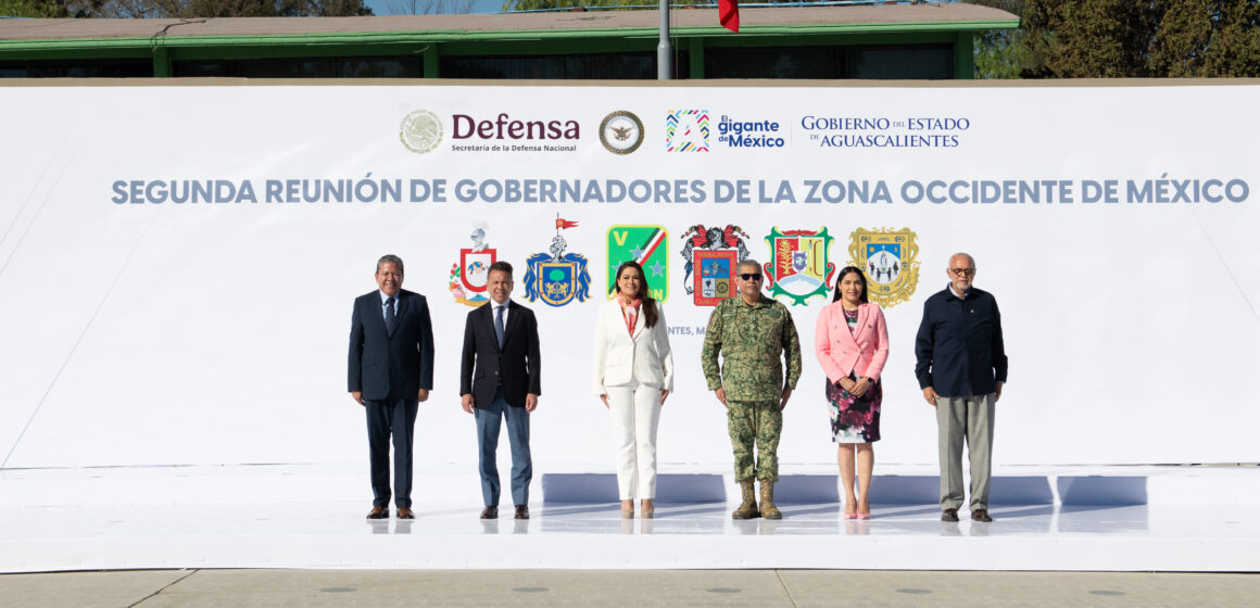 GOBERNADORES DE AGUASCALIENTES, JALISCO, ZACATECAS, COLIMA Y NAYARIT ACUERDAN REFORZAR ESTRATEGIA DE SEGURIDAD REGIONAL