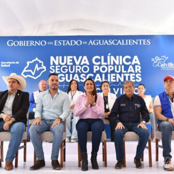 EN CALVILLO, TERE JIMÉNEZ INAUGURA CLÍNICA DEL SEGURO POPULAR AGUASCALIENTES Y PONE EN MARCHA CAMPAÑA CONTRA LA TUBERCULOSIS BOVINA