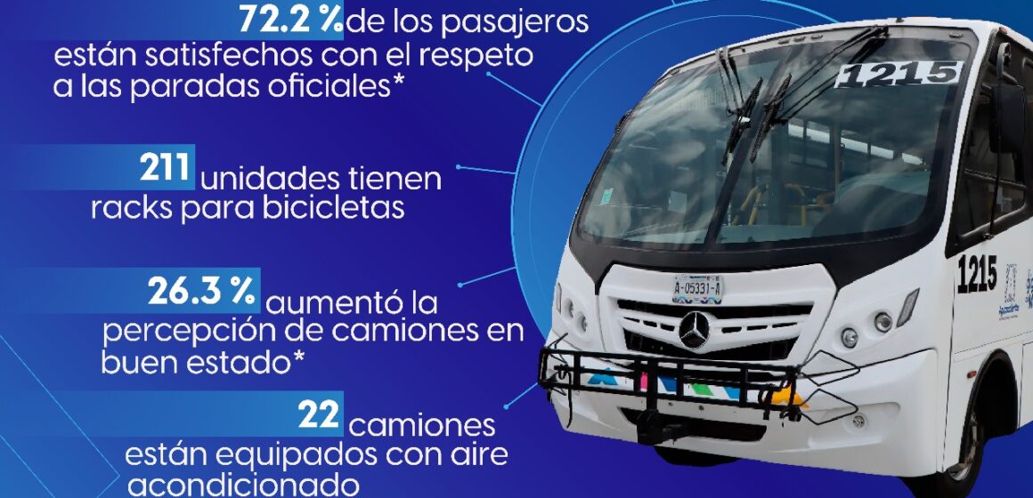 CON NUEVOS CAMIONES MEJORA EL SERVICIO DE TRANSPORTE PÚBLICO