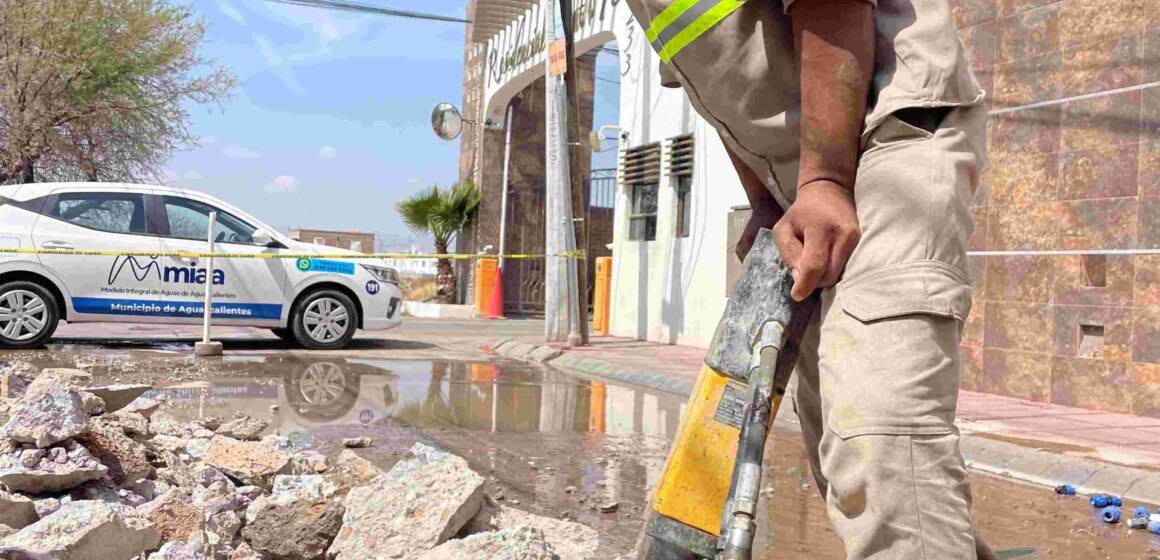 REFUERZA MIAA ATENCIÓN A REPORTES DE FUGAS DE AGUA POTABLE