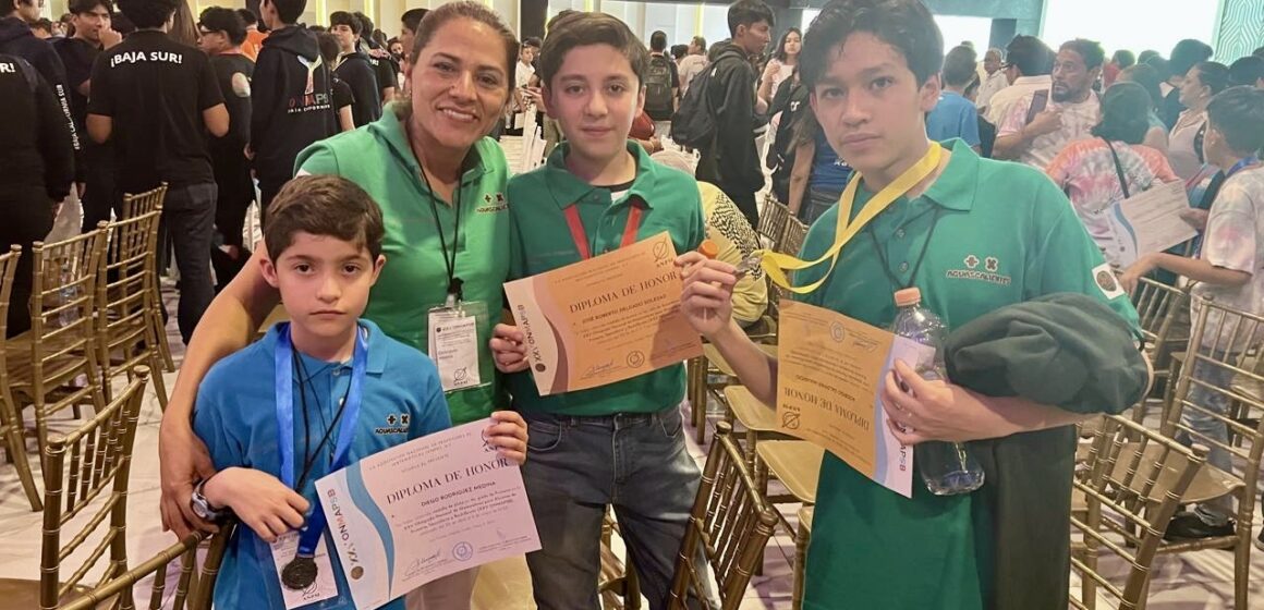ESTUDIANTES DE AGUASCALIENTES GANAN CINCO MEDALLAS EN LA OLIMPIADA NACIONAL DE MATEMÁTICAS