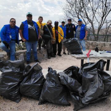 REALIZAN MEGA LIMPIEZA EN LA SIERRA FRÍA