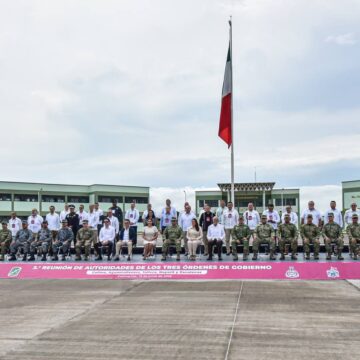 TERE JIMÉNEZ SE REÚNE CON GOBERNADORES DE COLIMA, NAYARIT Y JALISCO PARA FORTALECER ESTRATEGIAS DE SEGURIDAD