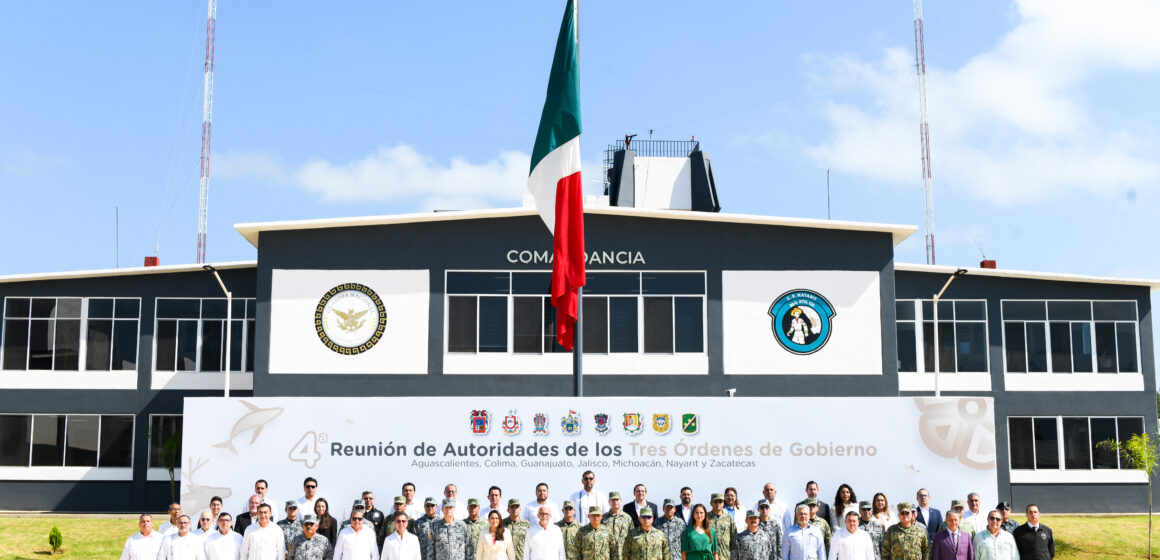 TERE JIMÉNEZ SE REÚNE CON GOBERNADORES DE LA REGIÓN CENTRO-OCCIDENTE; REFORZARÁN LA SEGURIDAD 