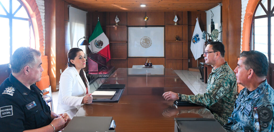 GOBIERNO DEL ESTADO, EJÉRCITO MEXICANO Y GUARDIA NACIONAL SOSTIENEN REUNIÓN CLAVE PARA FORTALECER LA SEGURIDAD DE AGUASCALIENTES