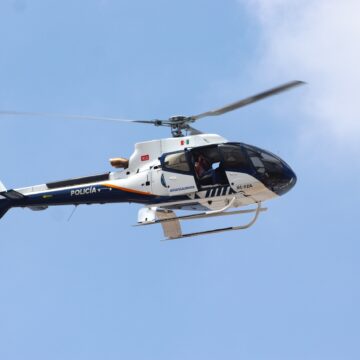 BLINDAJE DESDE EL AIRE: HELICÓPTERO FUERZA UNO INTENSIFICA PATRULLAJES PREVENTIVOS