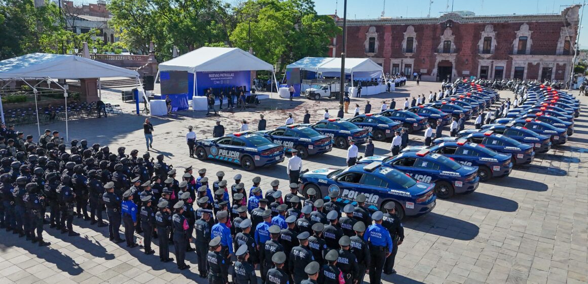 CON MÁS PATRULLAS SE FORTALECE LA SEGURIDAD DE LAS FAMILIAS DE AGUASCALIENTES