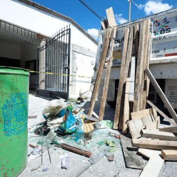 RECORRE LEO MONTAÑEZ ZONA AFECTADA POR LA EXPLOSIÓN EN EL FRACCIONAMIENTO VALLE DEL CAMPESTRE