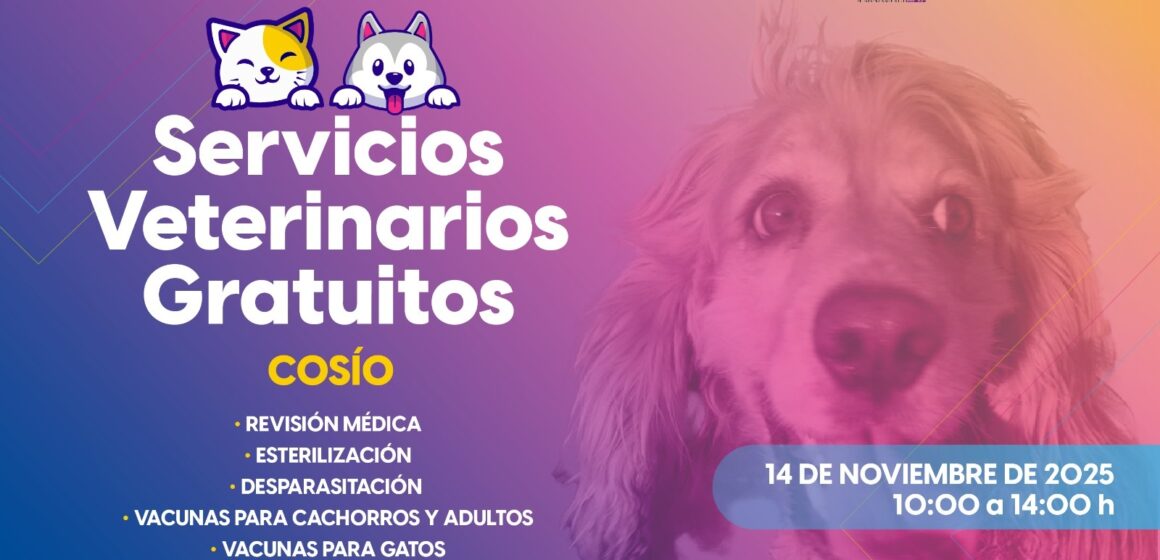 ATENCIÓN VETERINARIA GRATUITA LLEGARÁ A TEPEZALÁ, SAN FRANCISCO DE LOS ROMO Y COSÍO LA PRÓXIMA SEMANA