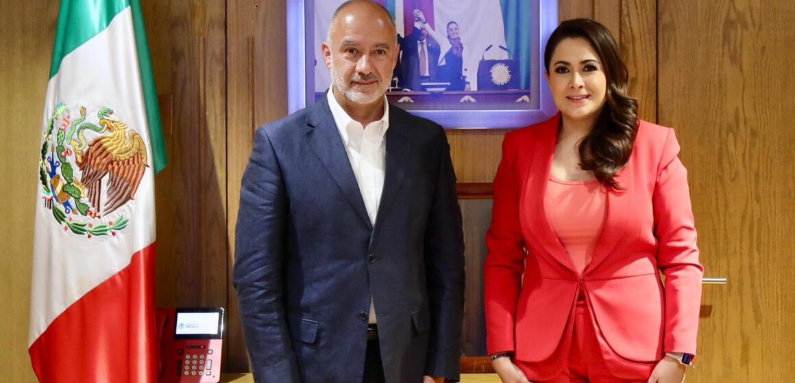 SE REÚNE TERE JIMÉNEZ CON EL SECRETARIO DE INFRAESTRUCTURA, COMUNICACIONES Y TRANSPORTES DEL GOBIERNO FEDERAL