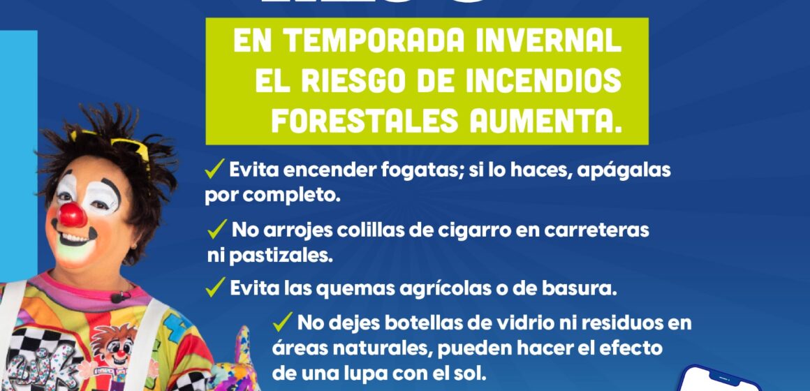 PREVENIR INCENDIOS FORESTALES ES TAREA DE TODAS Y TODOS