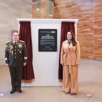 RECONOCE TERE JIMÉNEZ LA LABOR DEL EJÉRCITO MEXICANO EN SU 113 ANIVERSARIO
