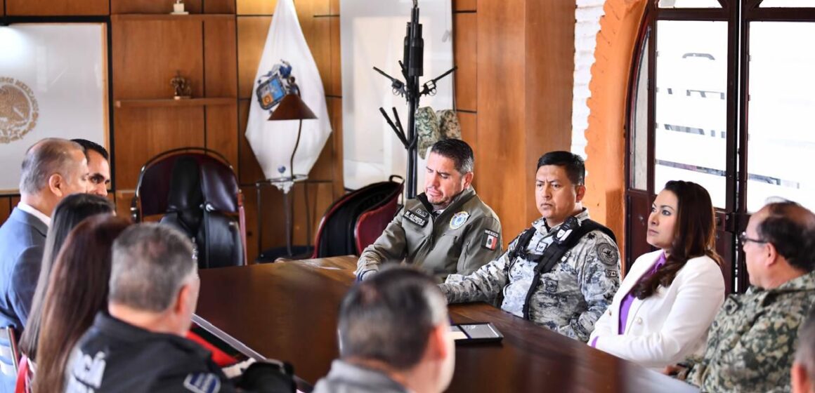 REUNIÓN CON LA MESA DE SEGURIDAD PARA LA CONSTRUCCIÓN DE LA PAZ EN AGUASCALIENTES