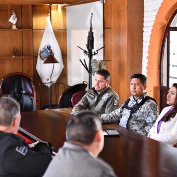 REUNIÓN CON LA MESA DE SEGURIDAD PARA LA CONSTRUCCIÓN DE LA PAZ EN AGUASCALIENTES
