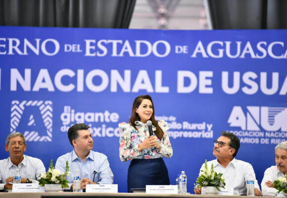 RECONOCEN A AGUASCALIENTES POR TECNIFICACIÓN DEL AGUA Y AVANCE DEL DISTRITO DE RIEGO 001